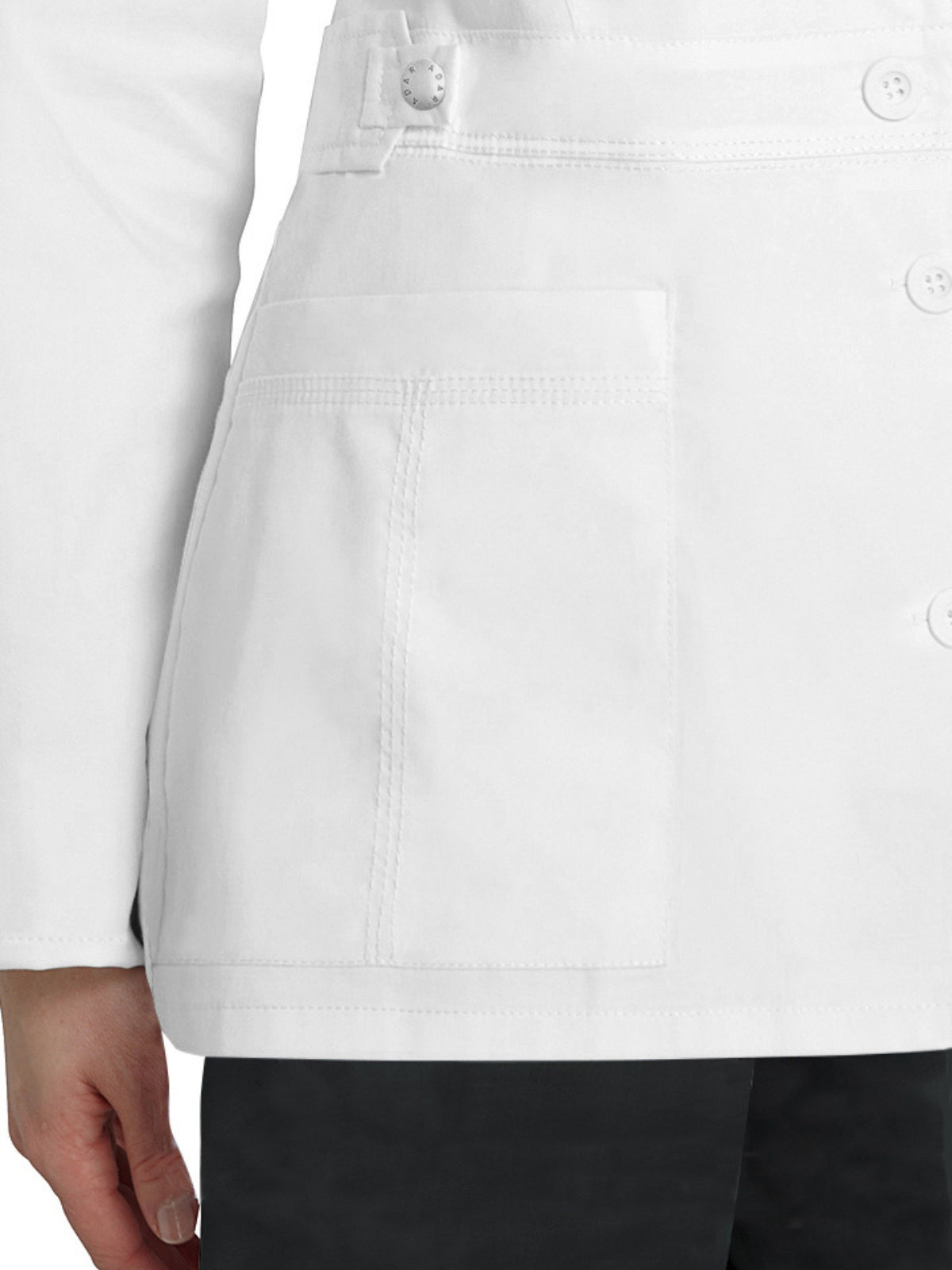 Women's Two-Pocket Tab-Waist 28" Lab Coat - 3300 - White