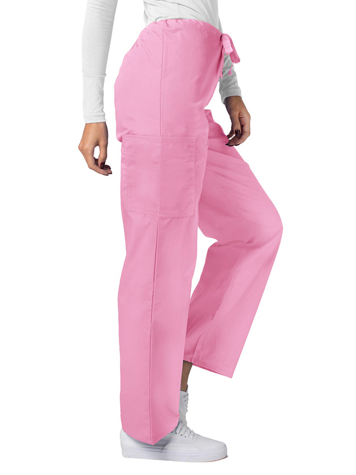 Unisex Natural-Rise Drawstring Tapered Leg Pant - 504 - Sherbet