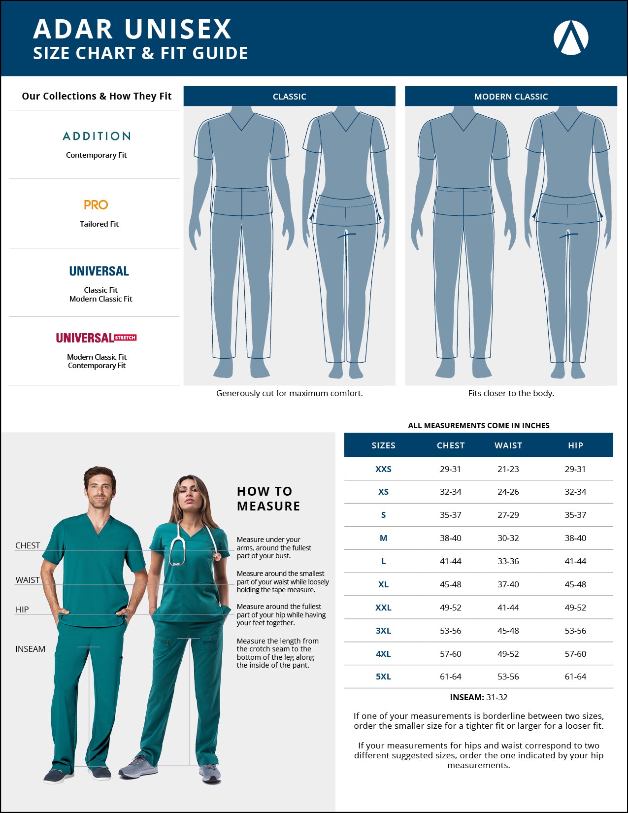Unisex Drawstring Scrub Set - 701 - Ceil Blue