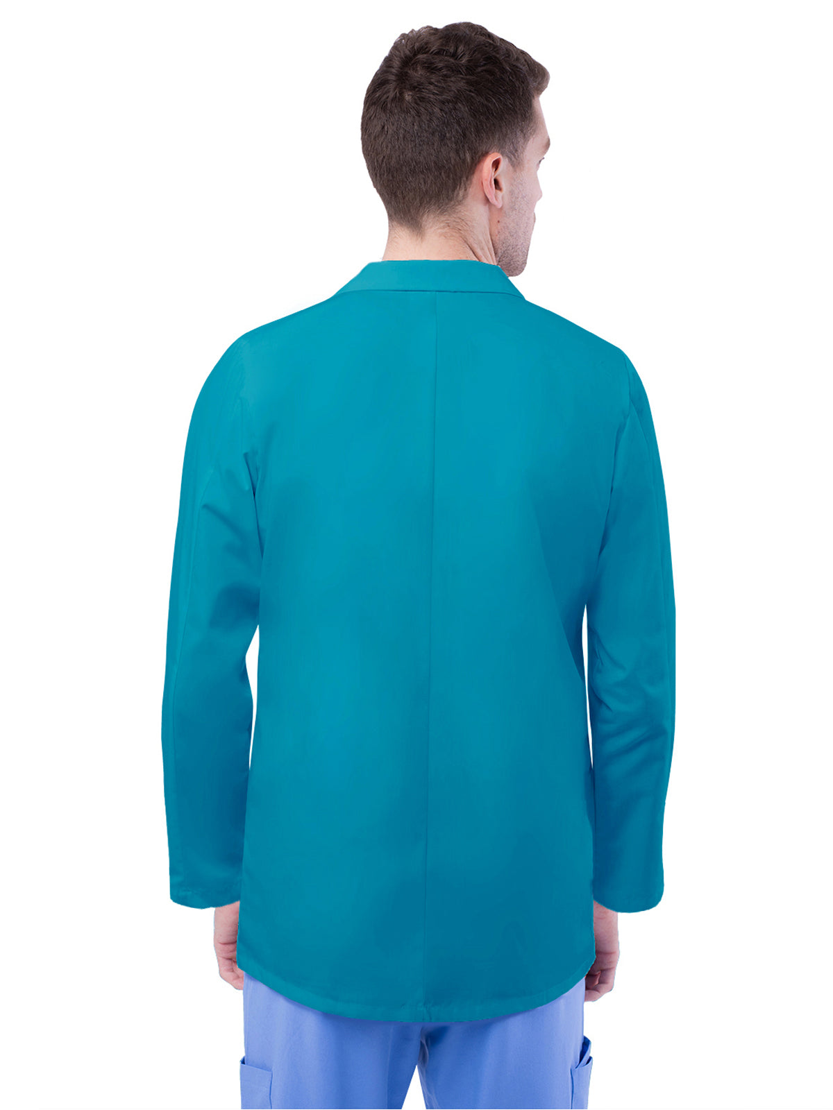 Unisex Three-Pocket 31" Consultation Lab Coat - 805 - Teal Blue