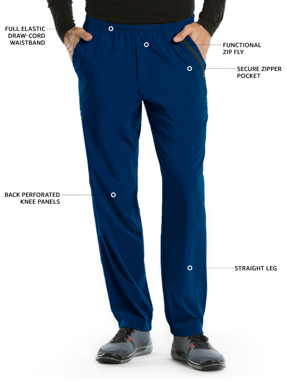 Men's 7 Pockets 4-Way Stretch Fabric Amplify Pant - 0217 - Indigo (Navy)