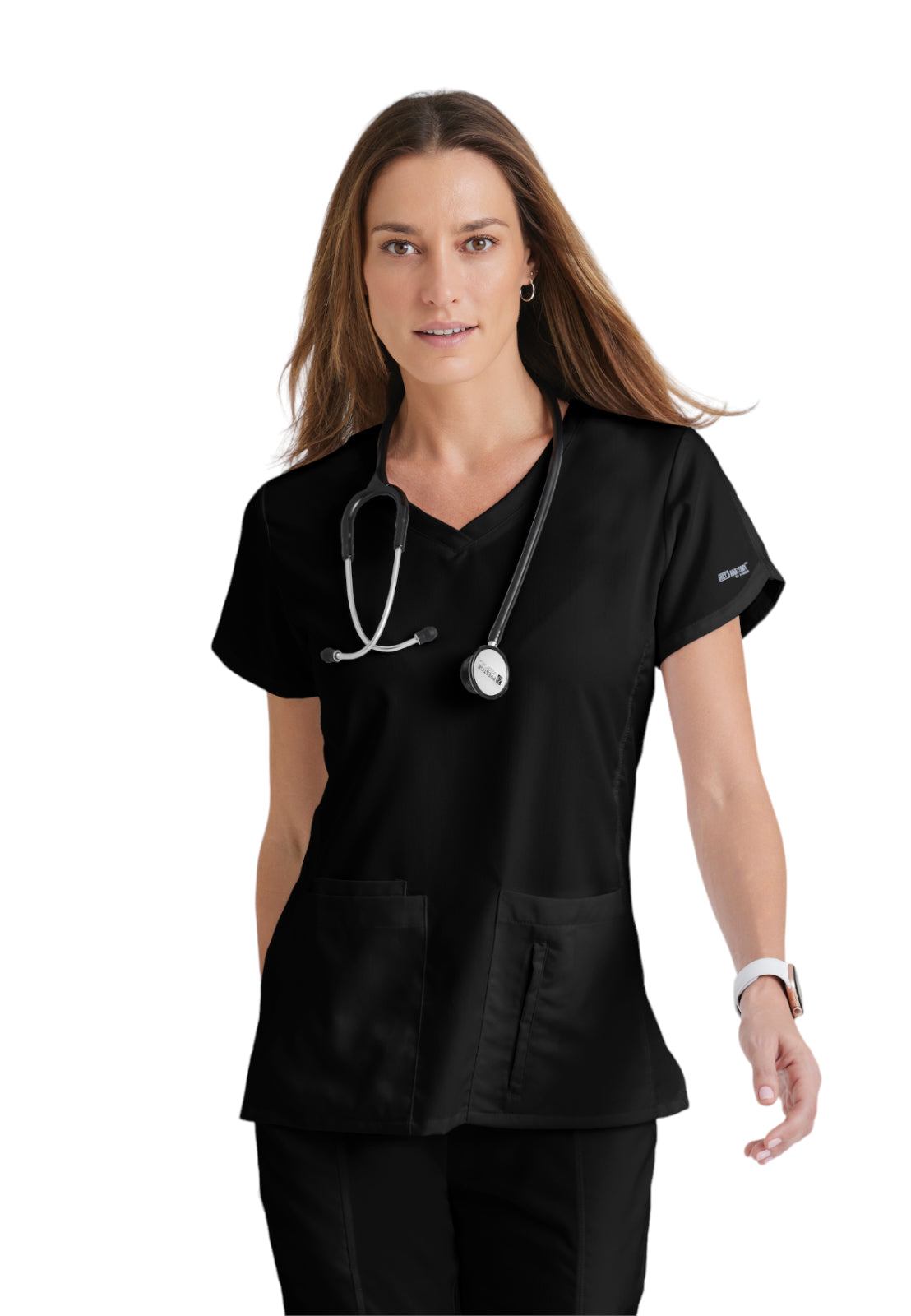 Women's V-Neck Cora Top - 41423 - Black