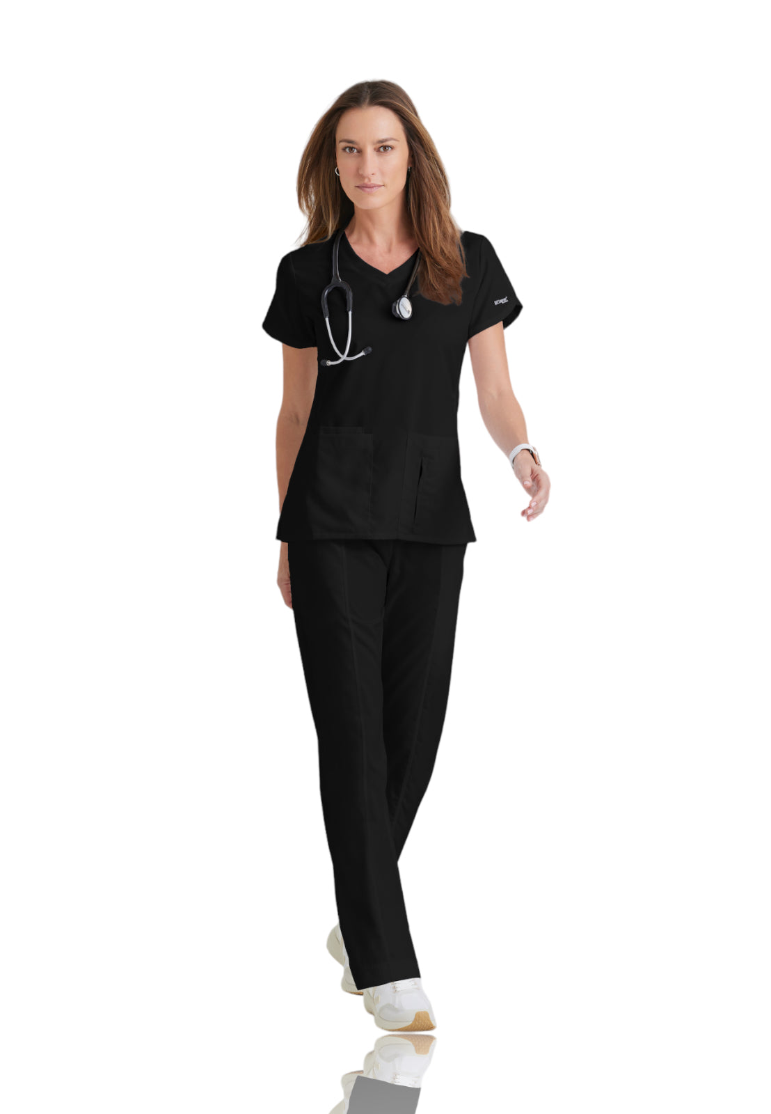 Women's V-Neck Cora Top - 41423 - Black