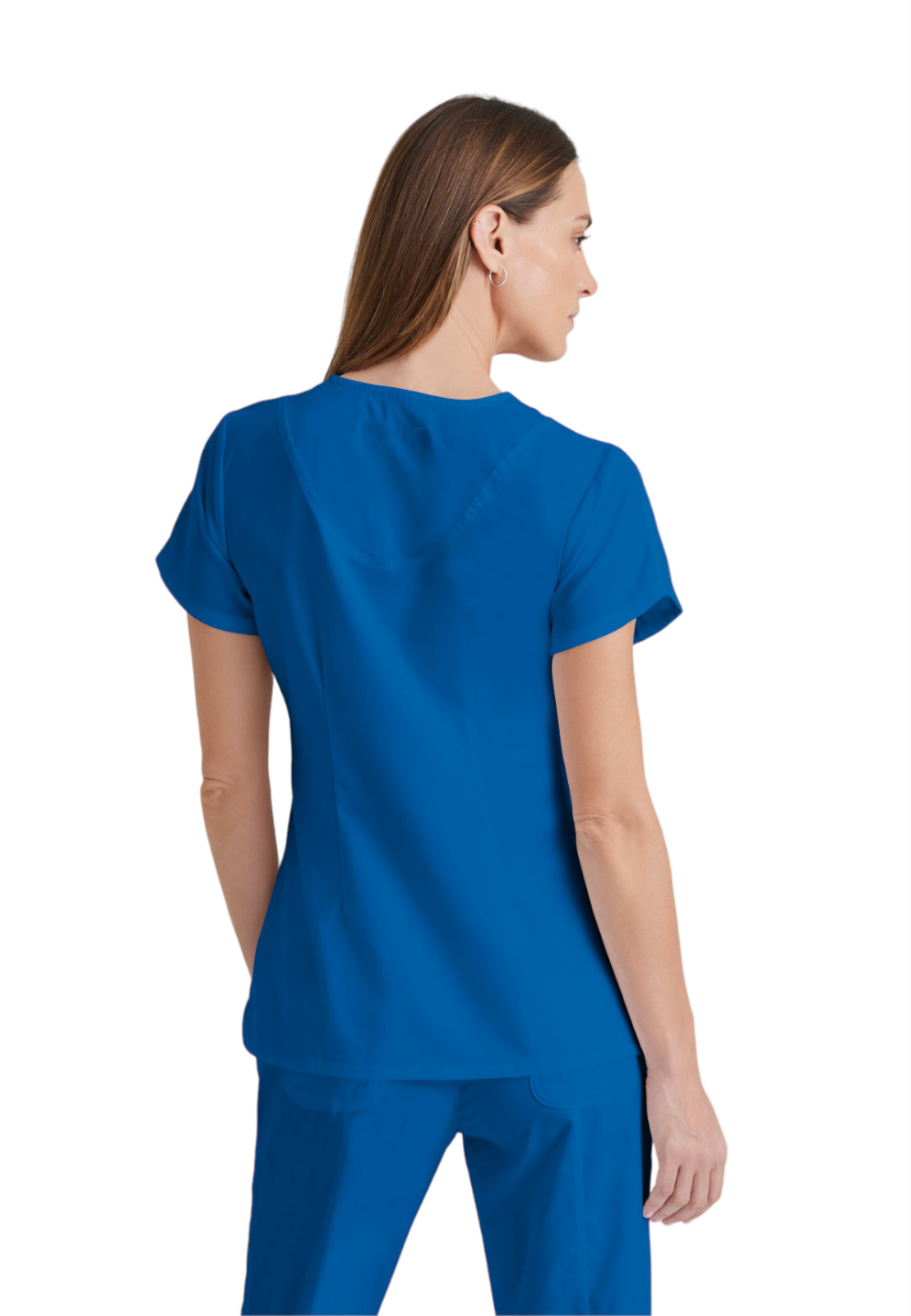 Women's V-Neck Cora Top - 41423 - New Royal