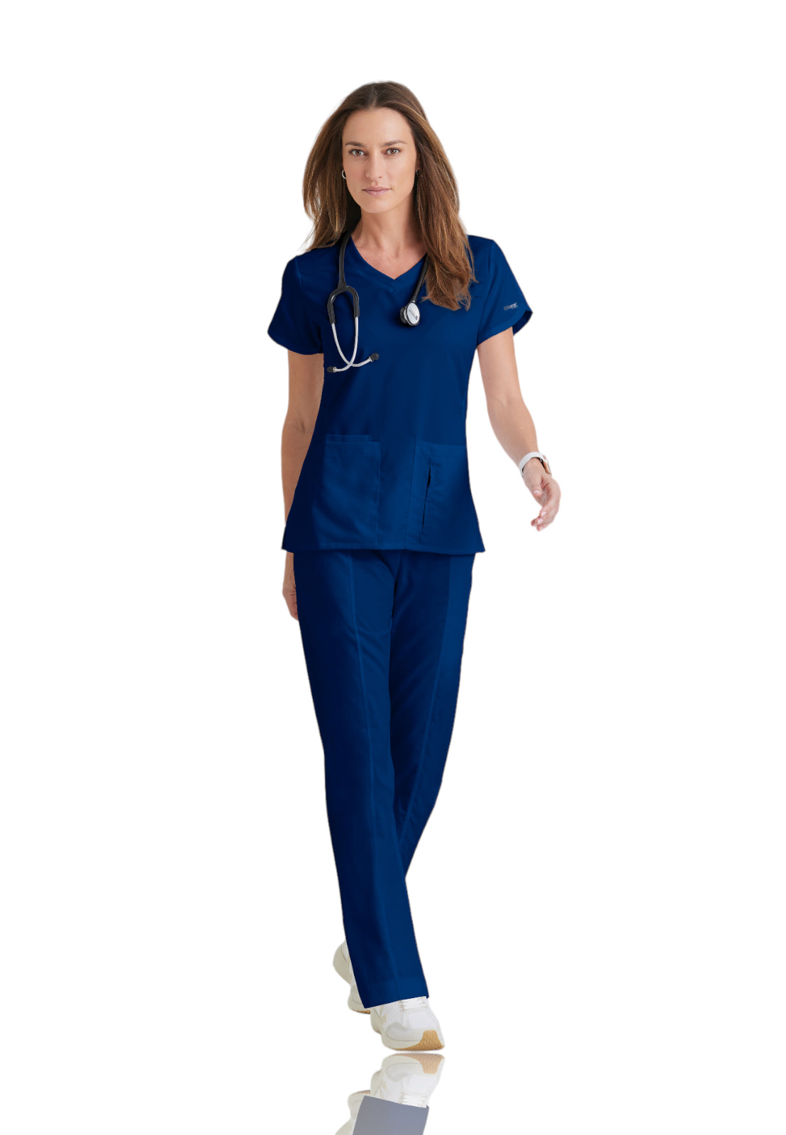 Women's V-Neck Cora Top - 41423 - Indigo (Navy)