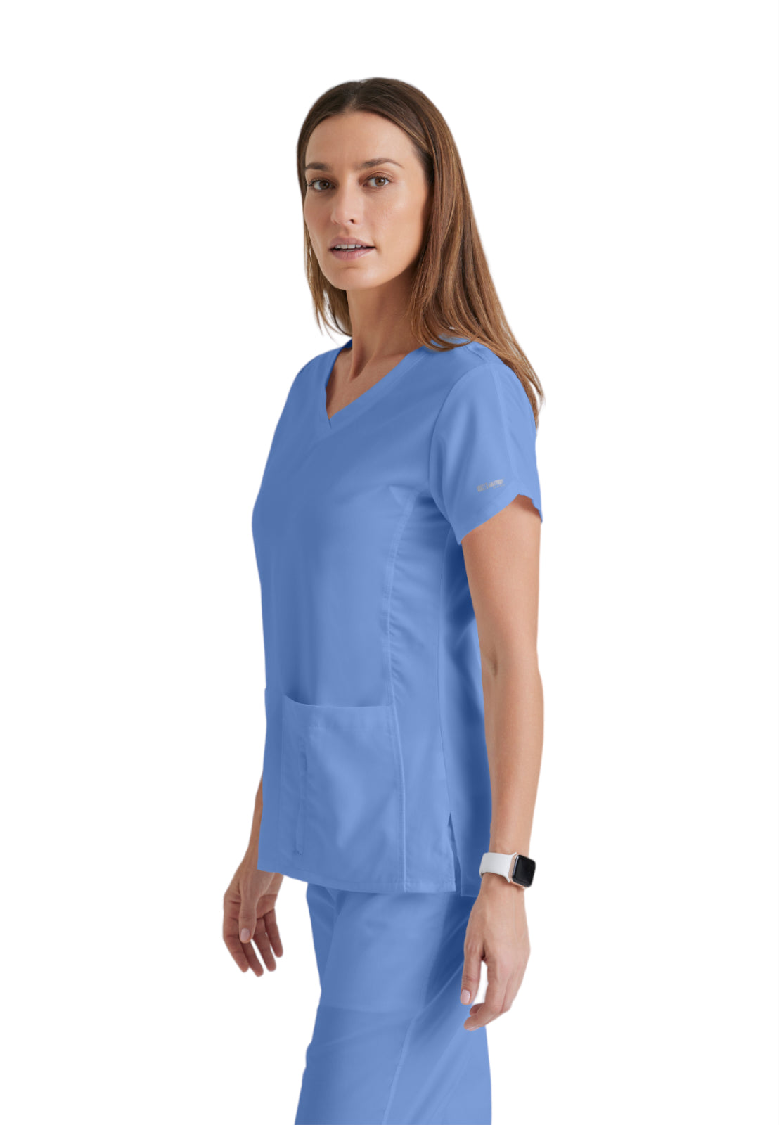 Women's V-Neck Cora Top - 41423 - Ciel Blue