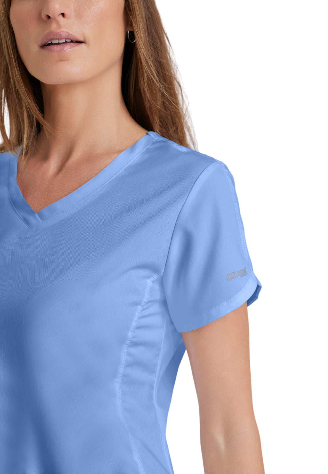 Women's V-Neck Cora Top - 41423 - Ciel Blue