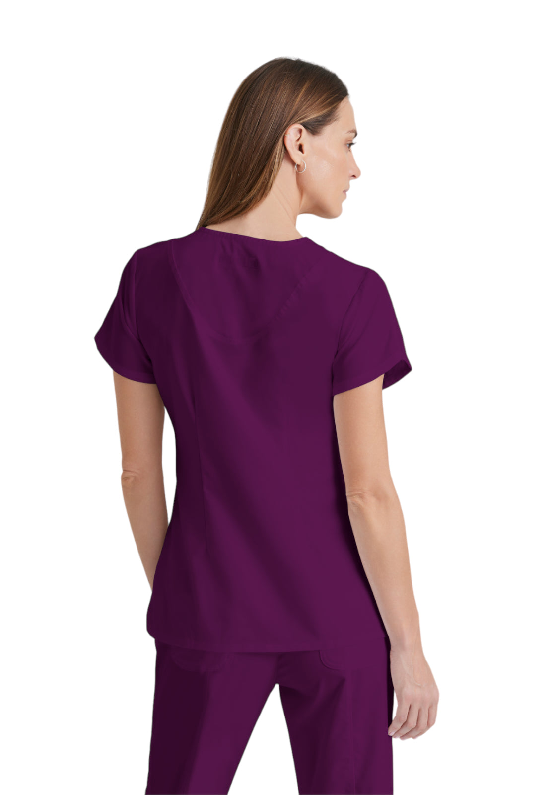 Women's V-Neck Cora Top - 41423 - Wine