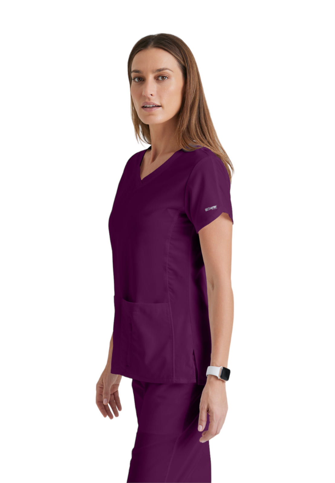 Women's V-Neck Cora Top - 41423 - Wine
