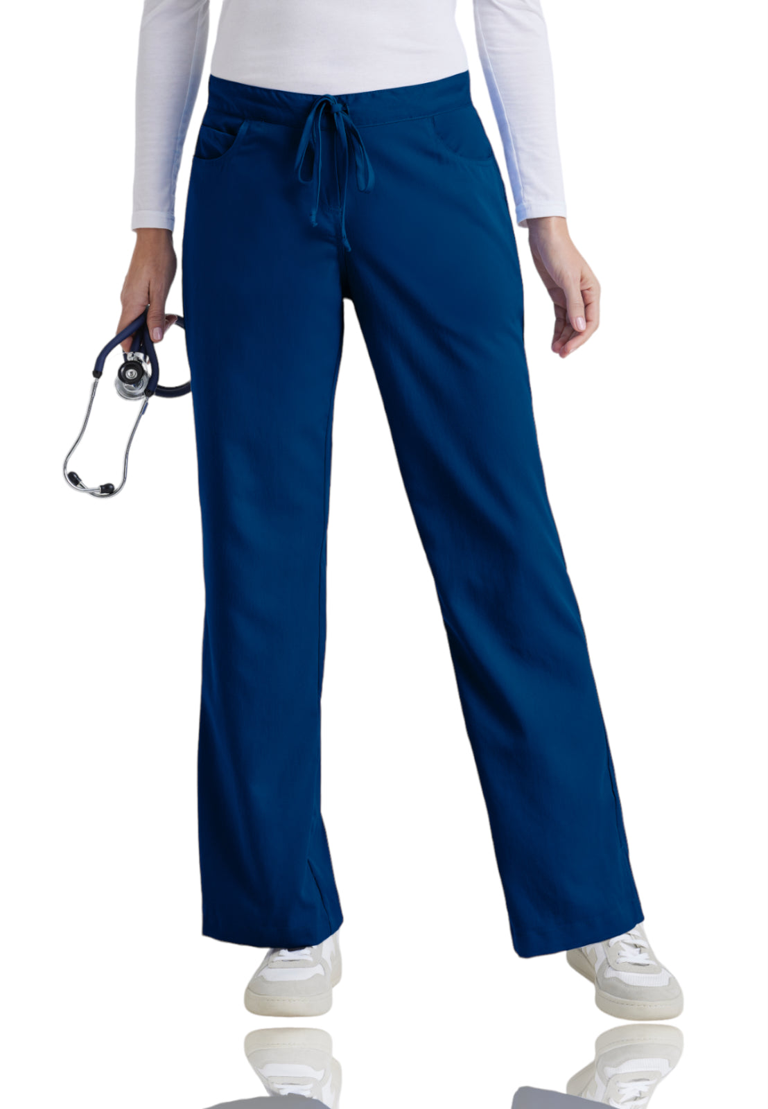Women's Tie Front Riley Pant - 4232 - Indigo (Navy)
