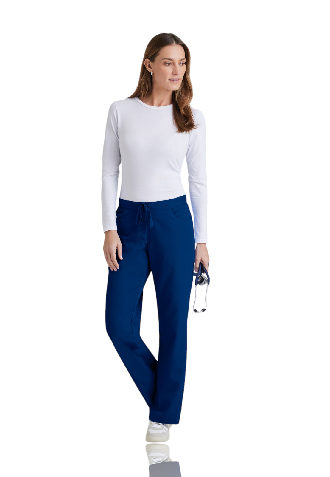Women's Tie Front Riley Pant - 4232 - Indigo (Navy)