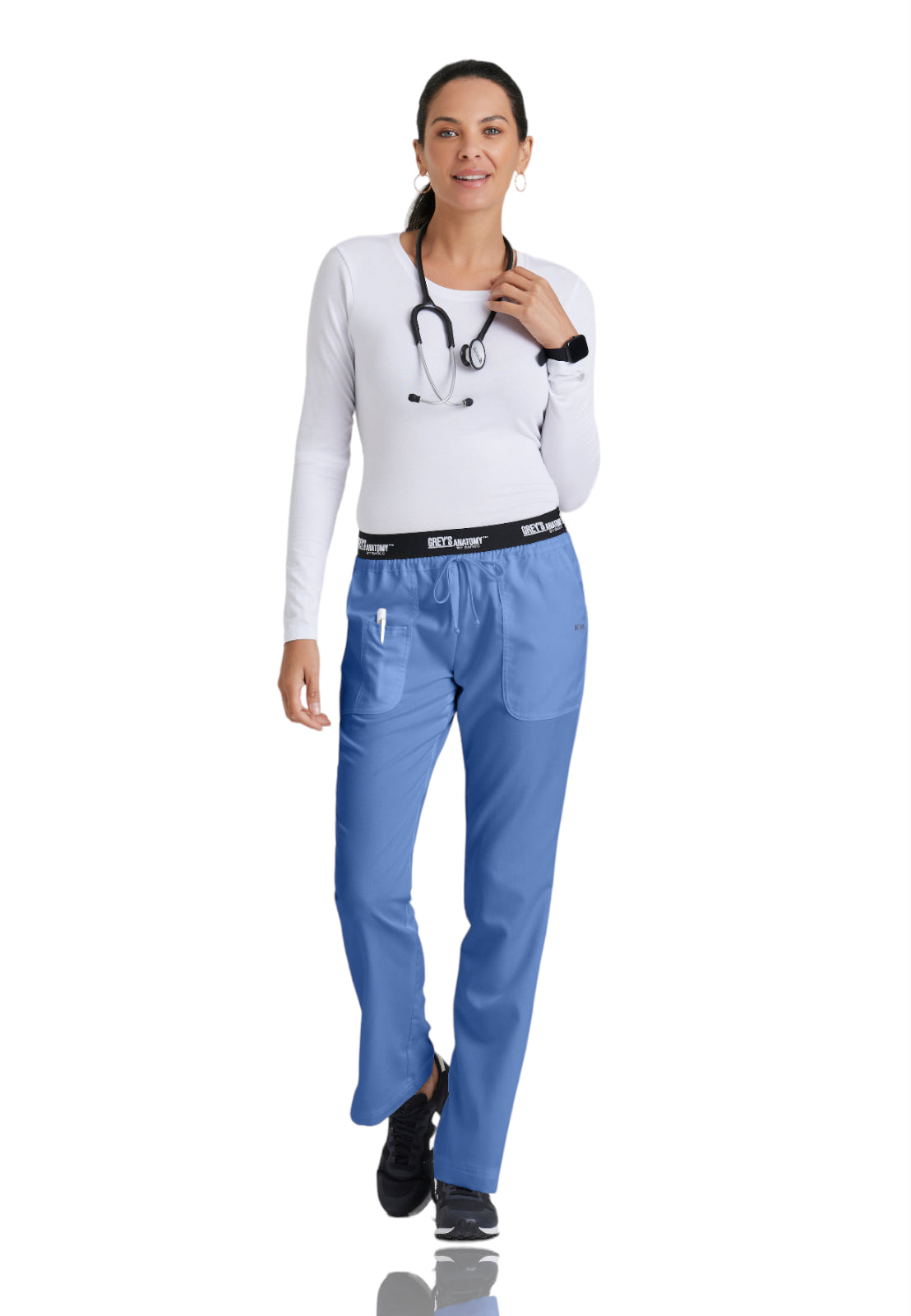 Women's Drawcord Aubrey Pant - 4275 - Ciel Blue