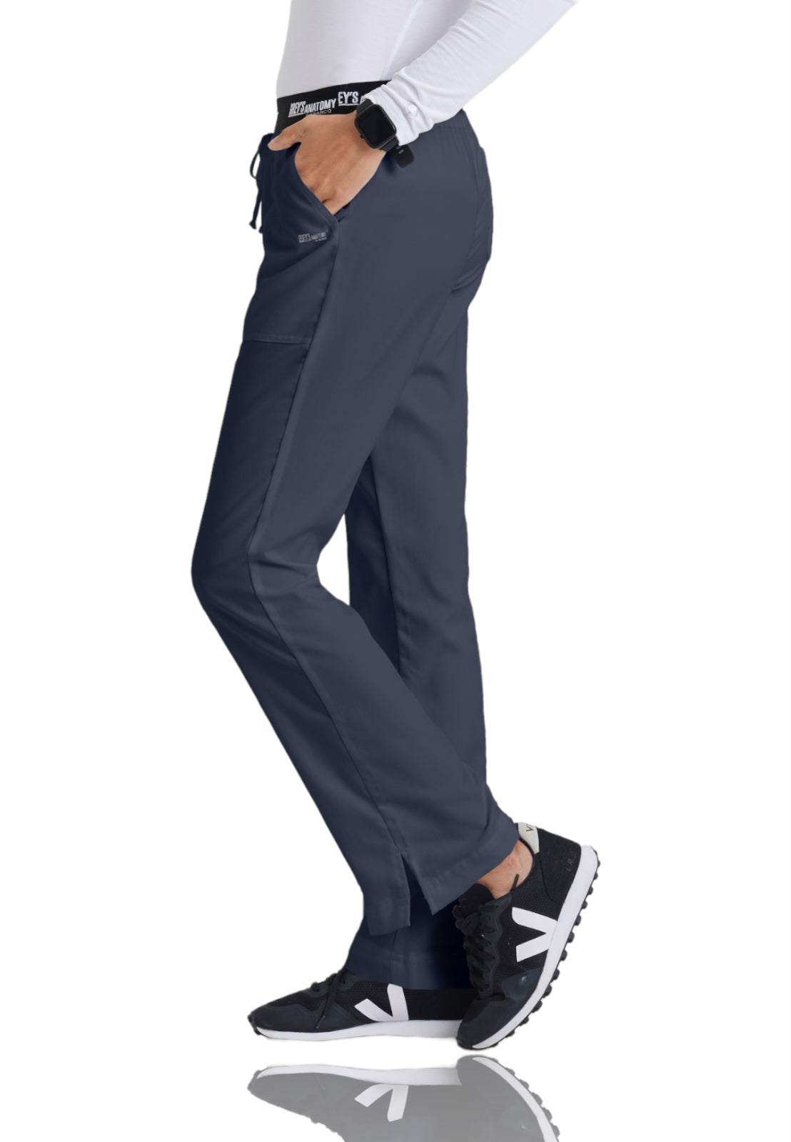 Women's Drawcord Aubrey Pant - 4275 - Steel