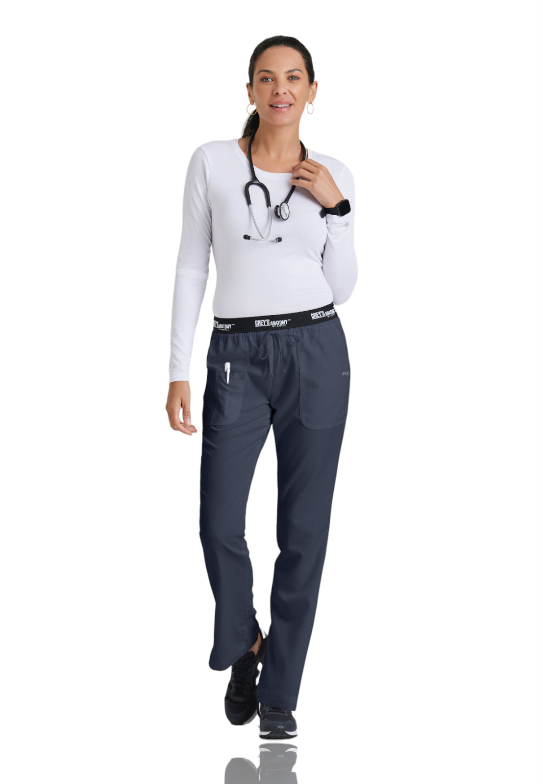 Women's Drawcord Aubrey Pant - 4275 - Steel