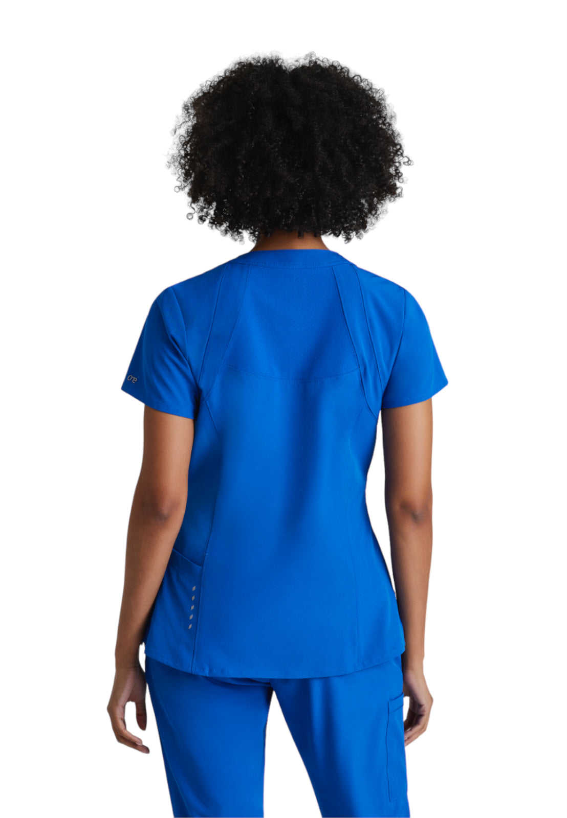 Women's V-Neck Racer Top - 5105 - New Royal