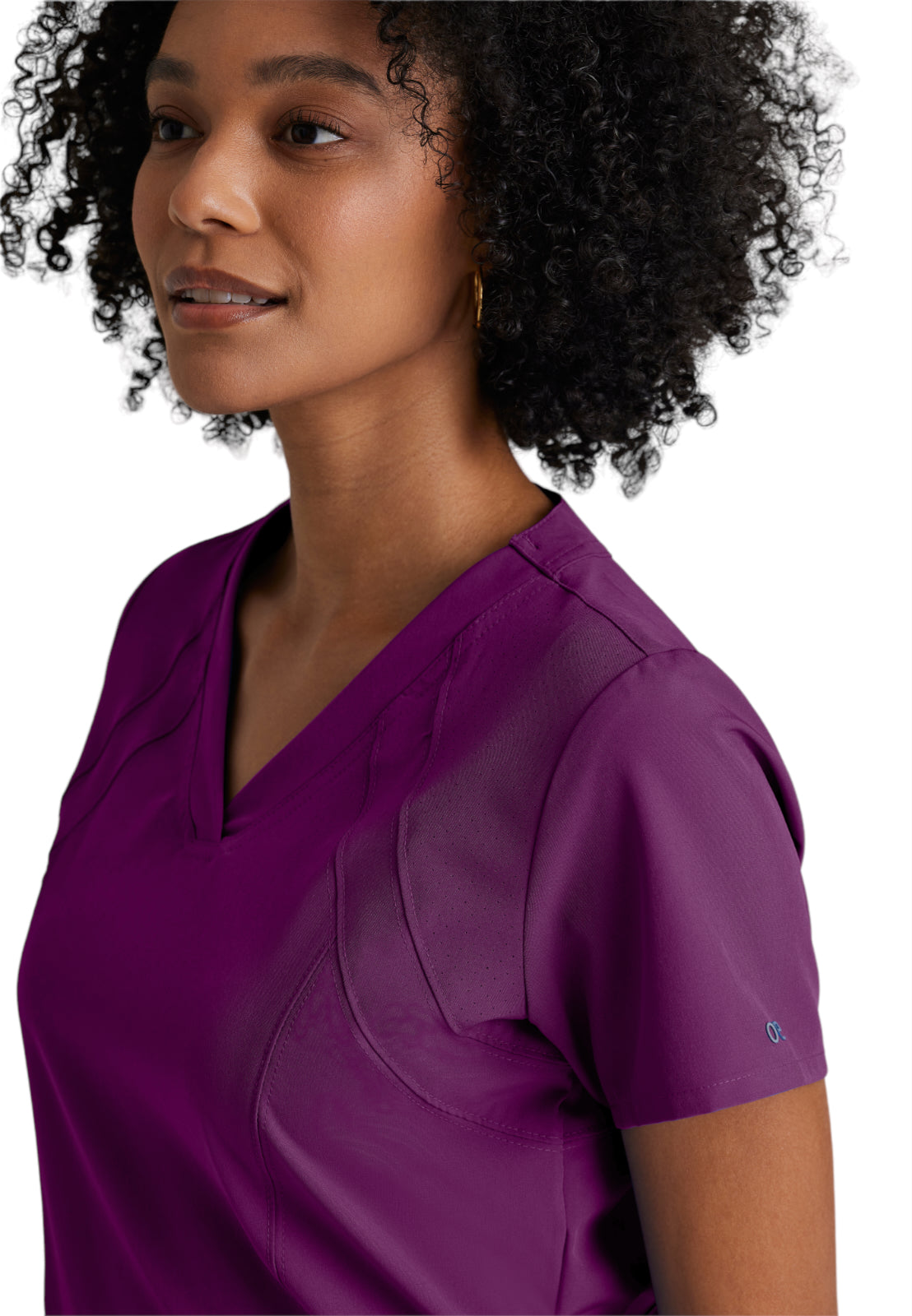 Women's V-Neck Racer Top - 5105 - Wine