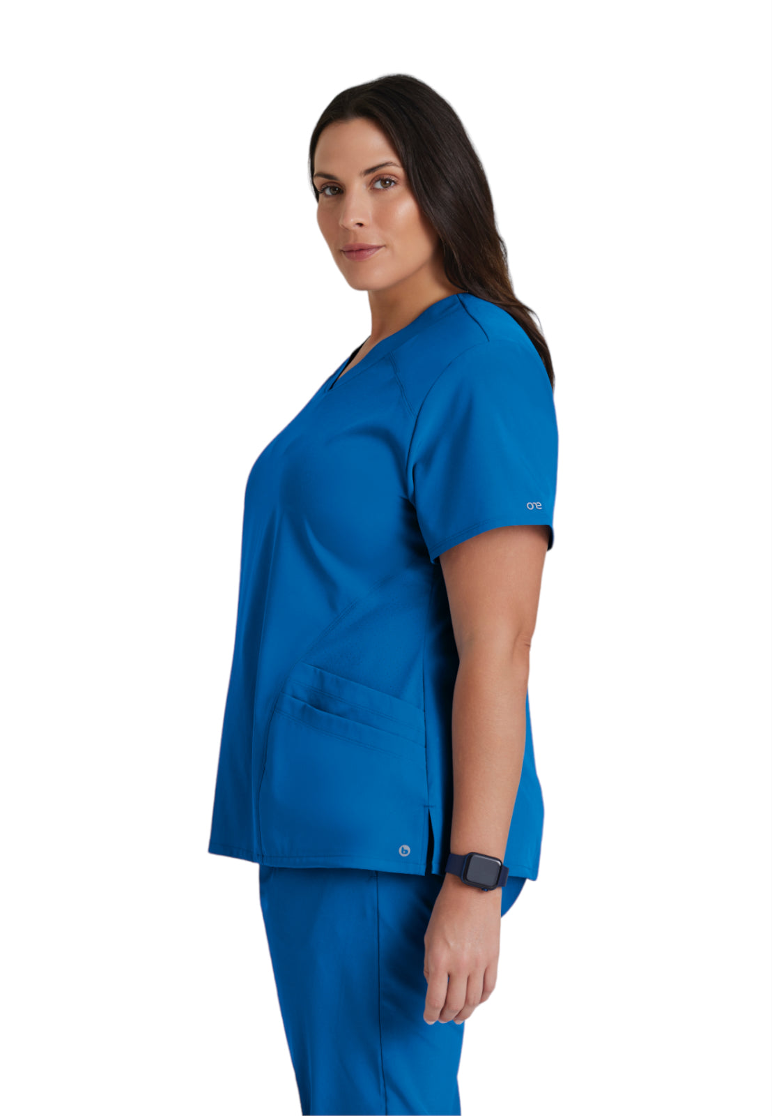 Women's V-Neck Pulse Top - 5106 - New Royal