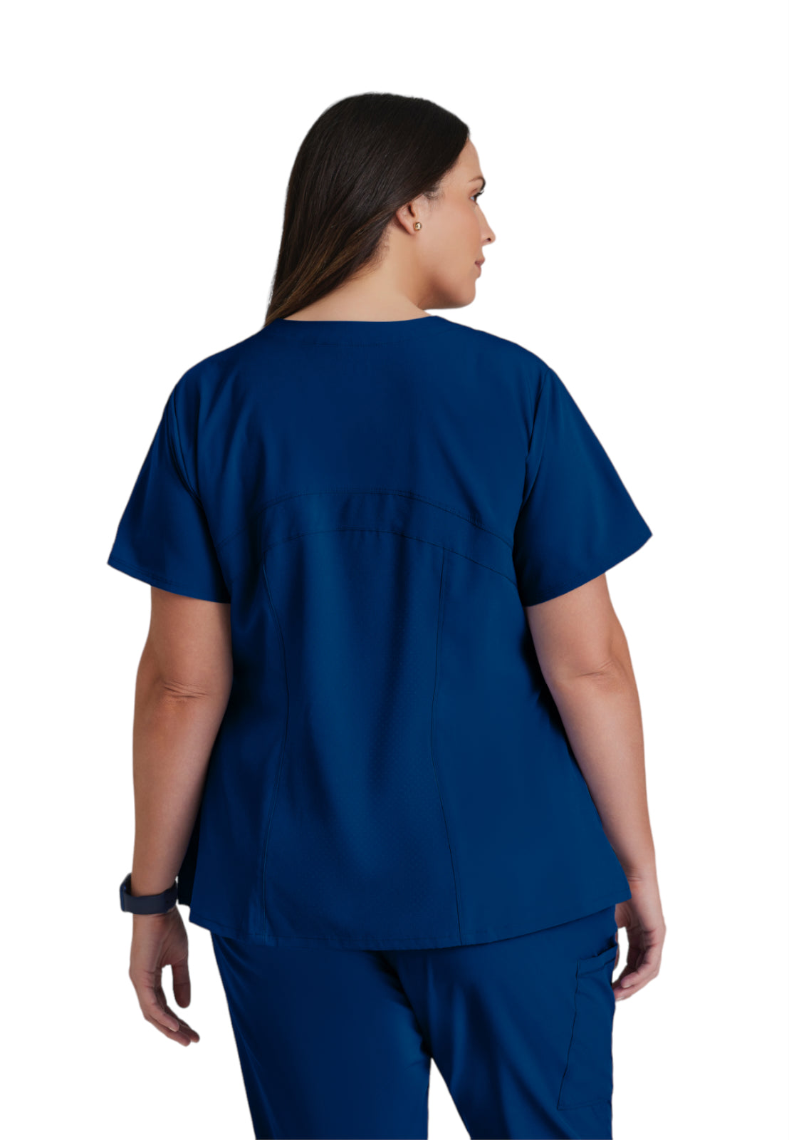 Women's V-Neck Pulse Top - 5106 - Indigo (Navy)