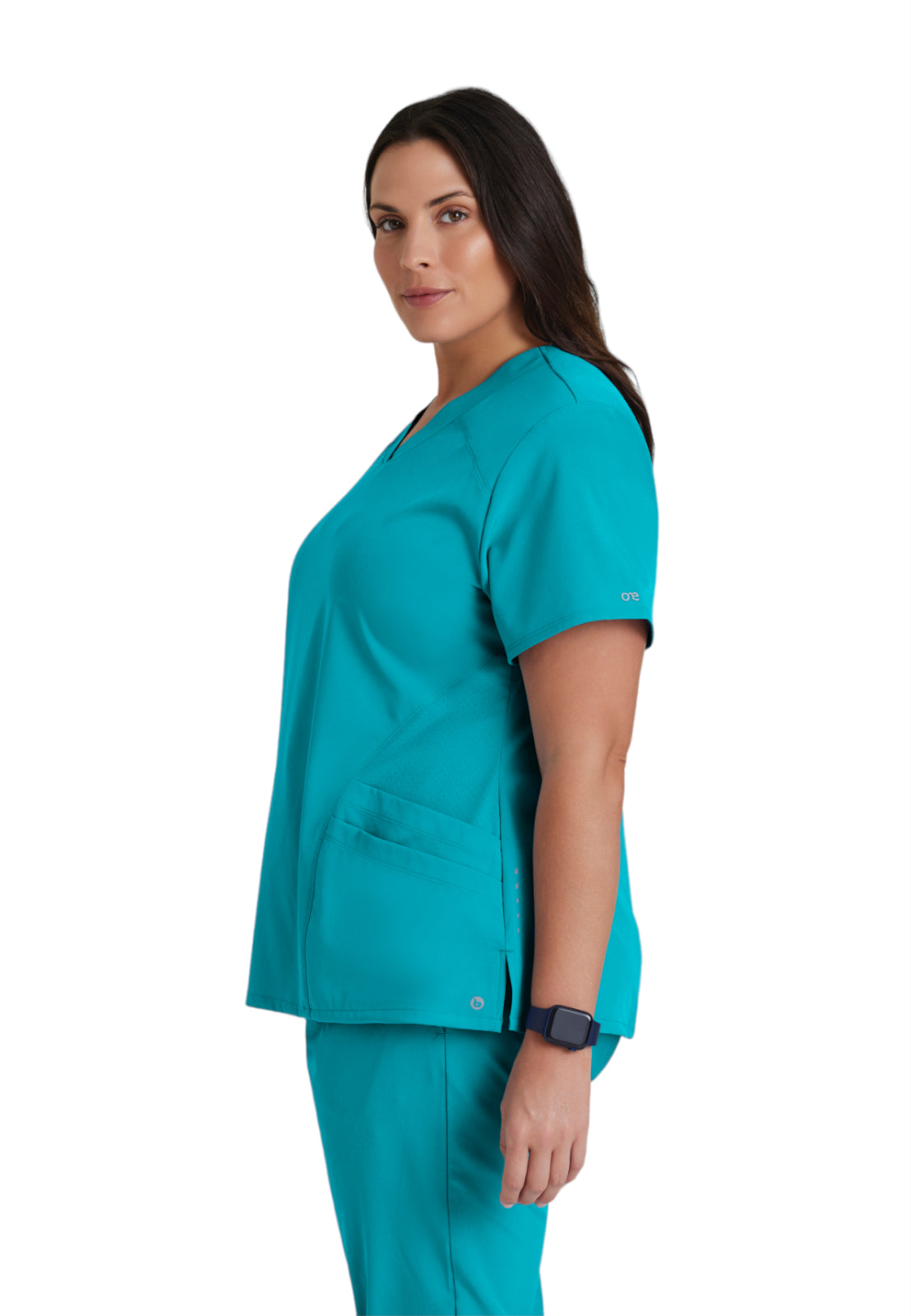 Women's V-Neck Pulse Top - 5106 - Teal