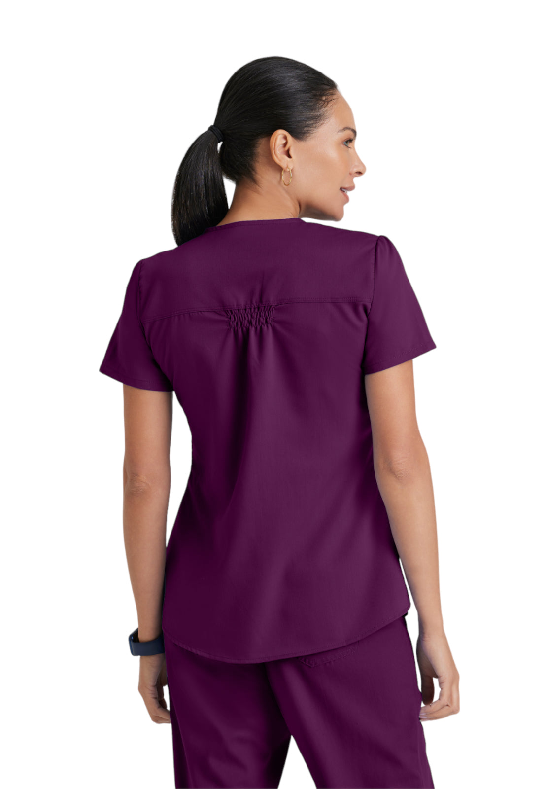 Women's V-Neck Aubrey Top - 71166 - Wine