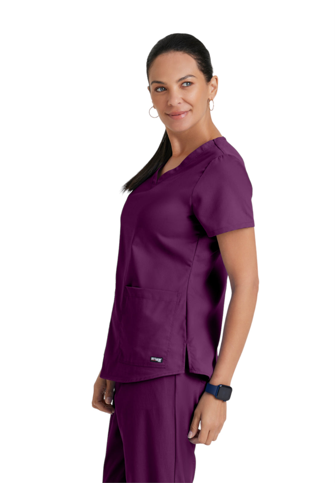 Women's V-Neck Aubrey Top - 71166 - Wine