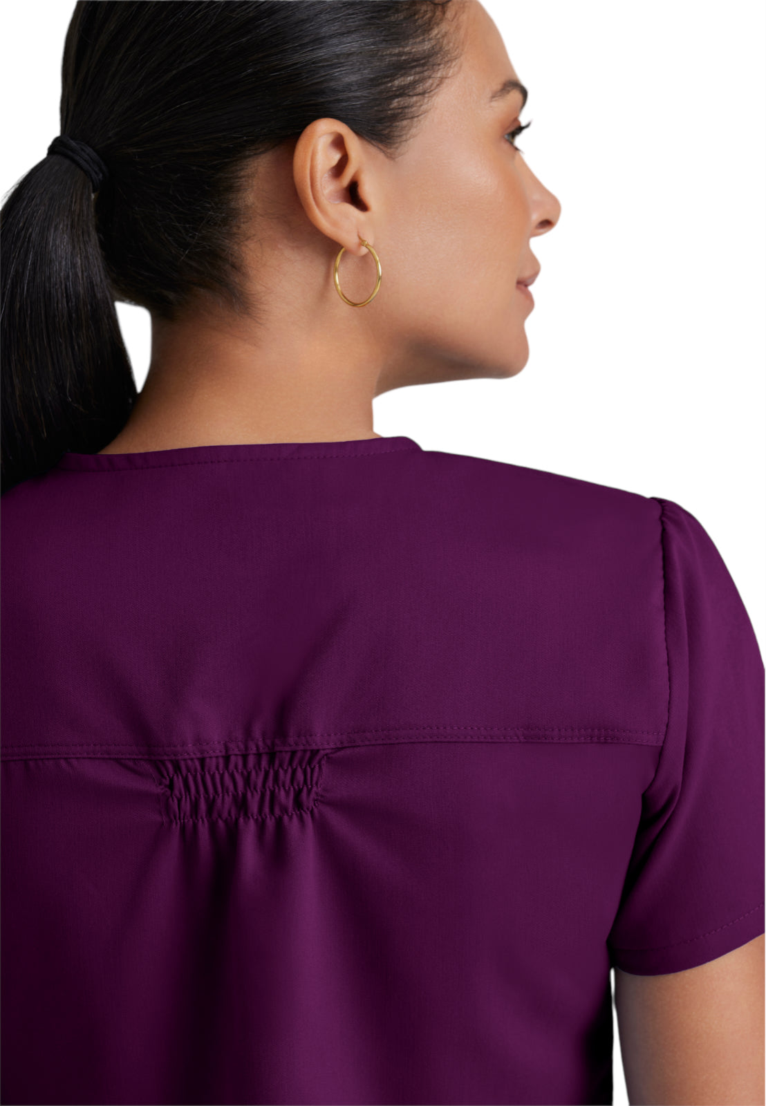 Women's V-Neck Aubrey Top - 71166 - Wine