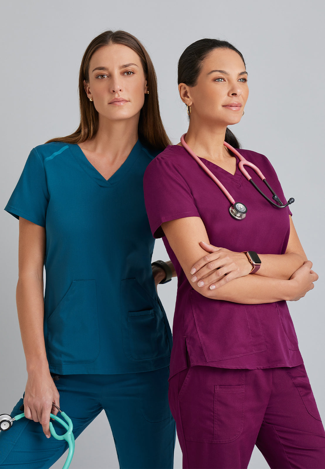 Women's V-Neck Aubrey Top - 71166 - Wine