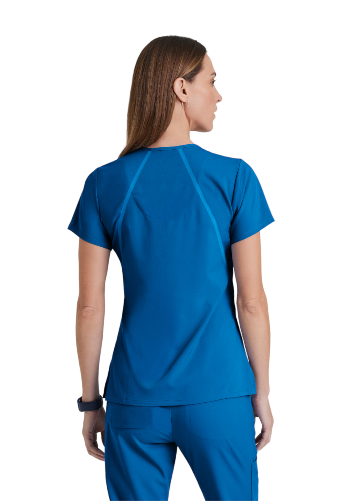 Women's V-Neck Elevate Top - 7188 - New Royal
