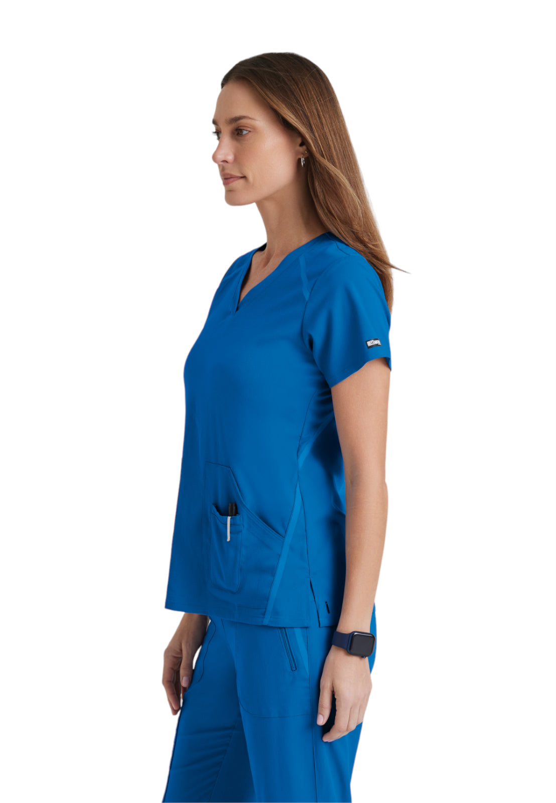 Women's V-Neck Elevate Top - 7188 - New Royal