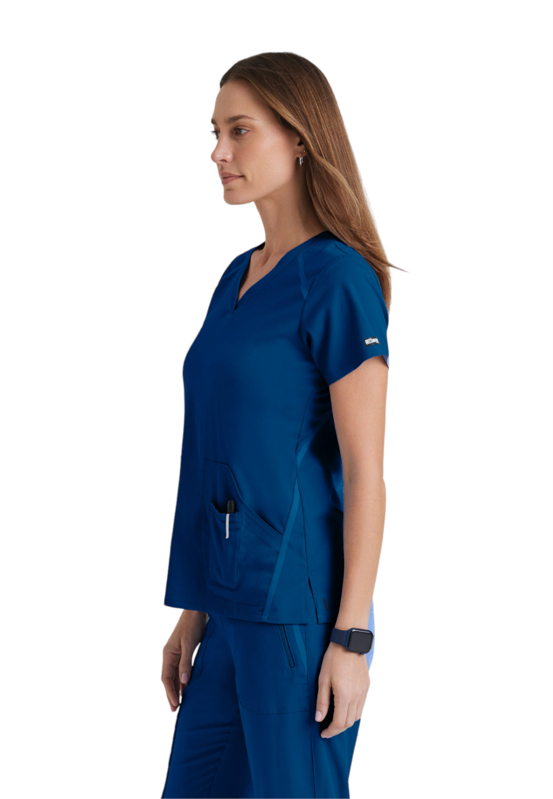 Women's V-Neck Elevate Top - 7188 - Indigo (Navy)