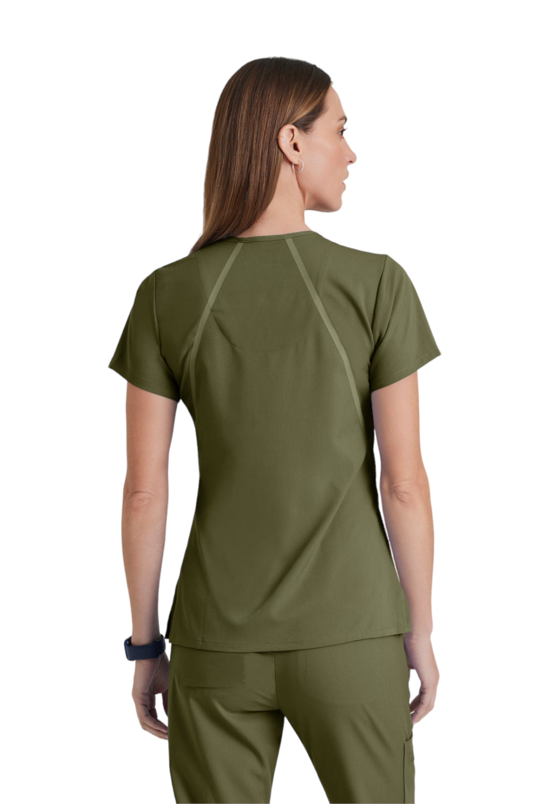 Women's V-Neck Elevate Top - 7188 - Olive