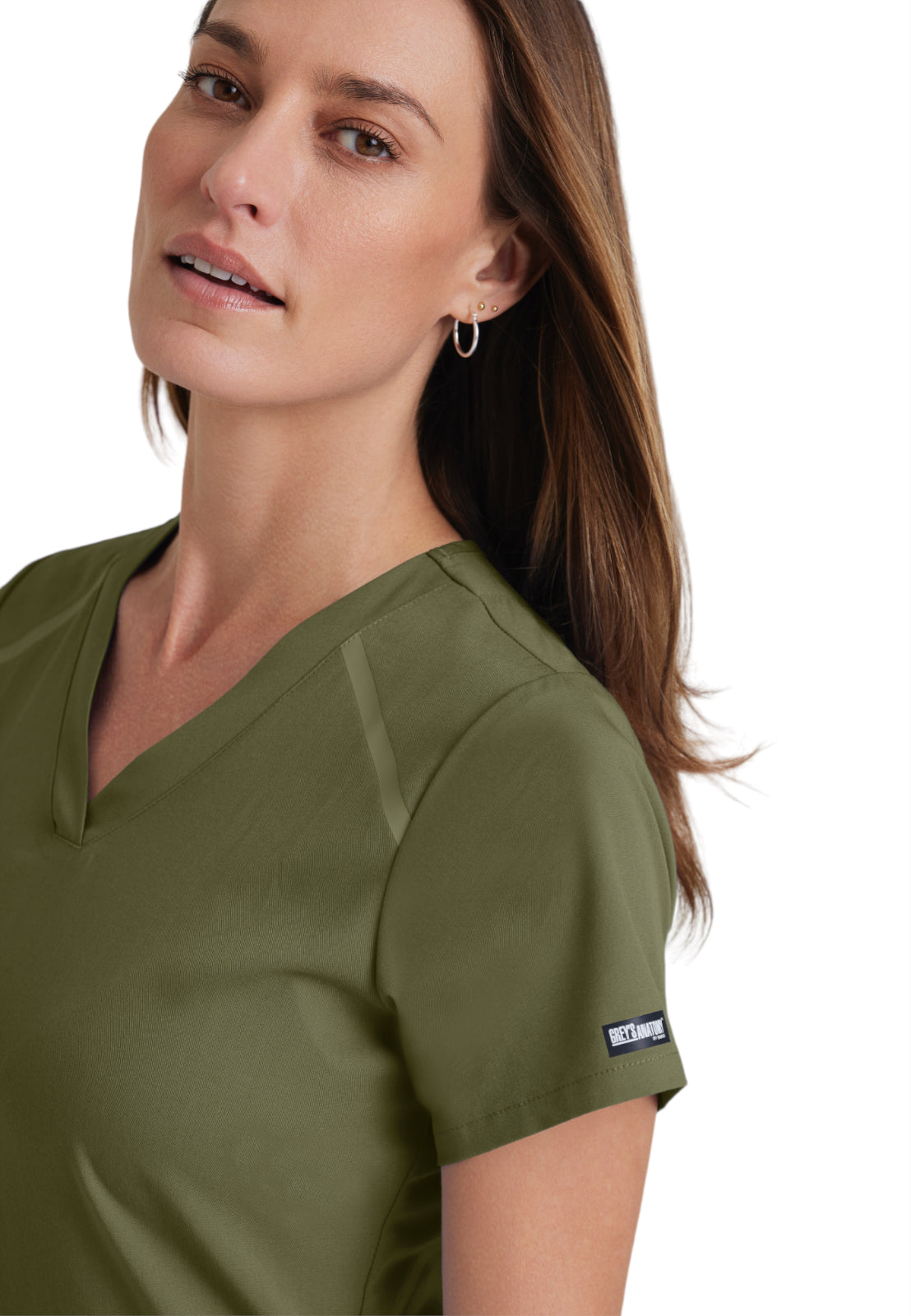 Women's V-Neck Elevate Top - 7188 - Olive