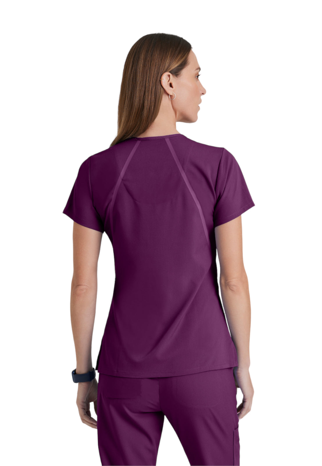 Women's V-Neck Elevate Top - 7188 - Wine