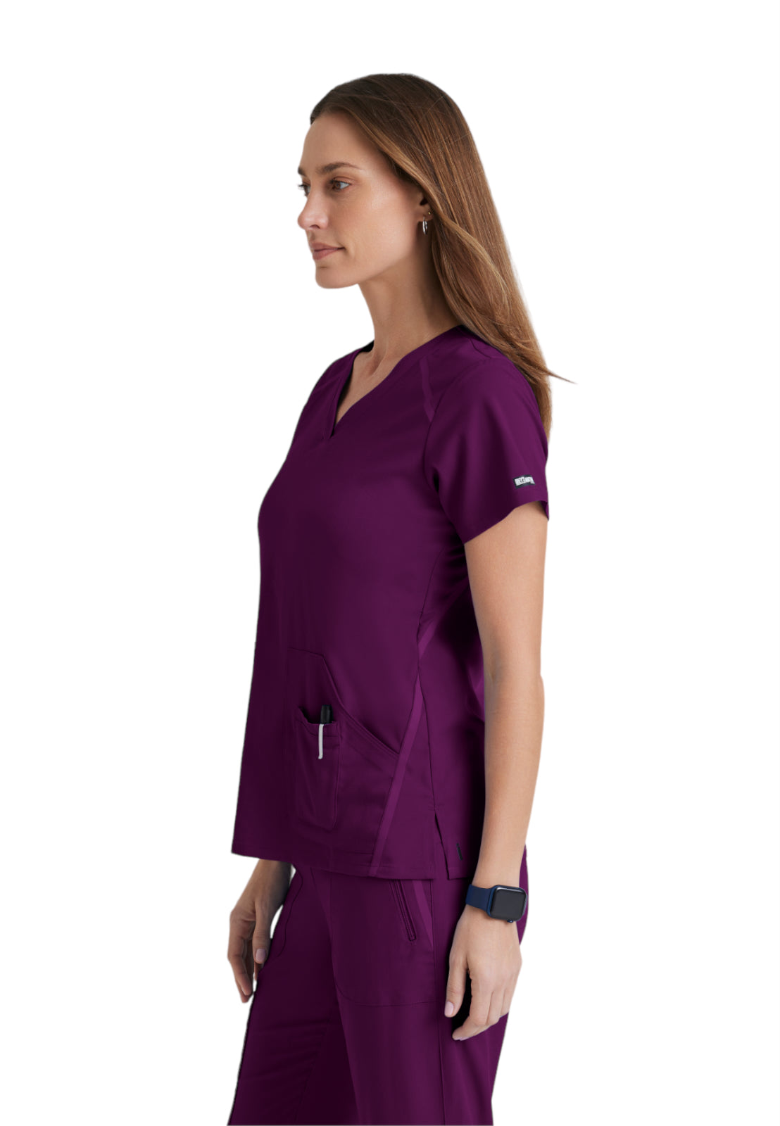 Women's V-Neck Elevate Top - 7188 - Wine