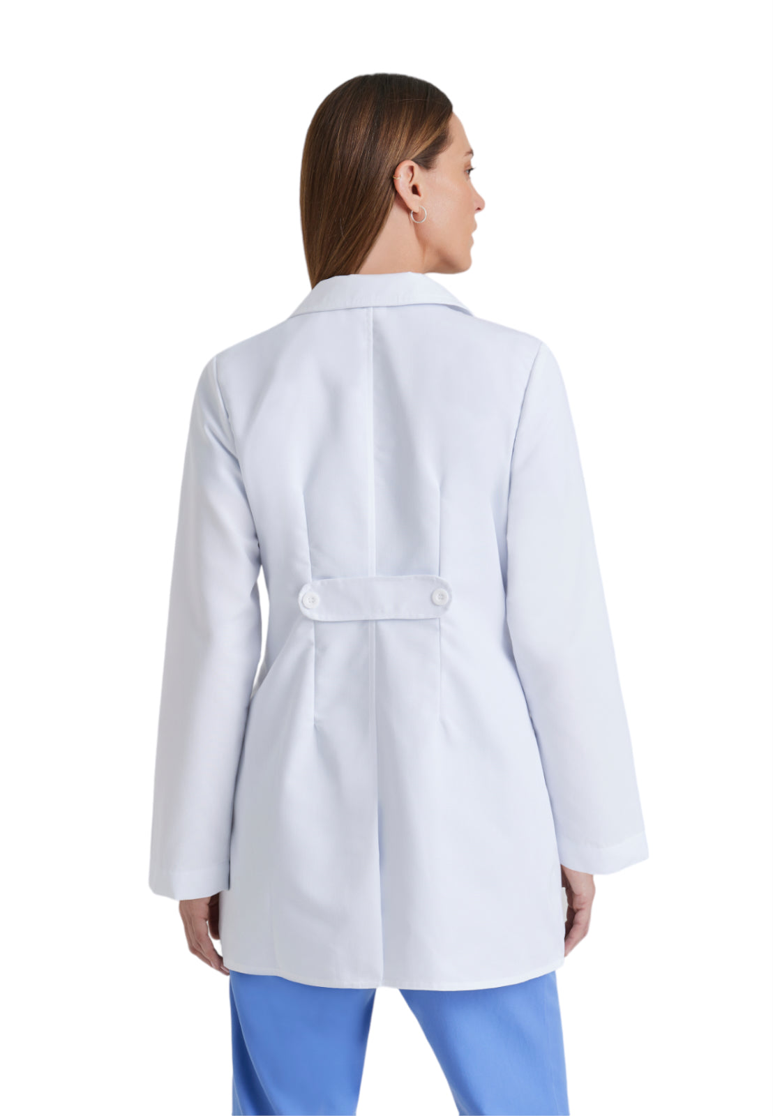 Women's Two-Pocket Tailored Fit 31.5" Hannah Lab Coat - 7446 - White