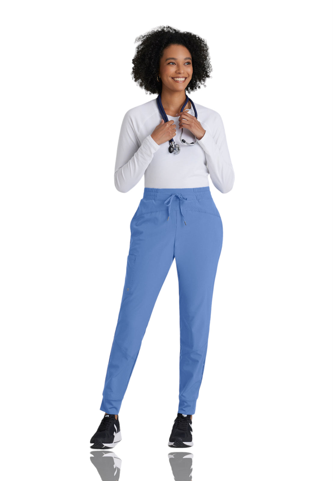 Women's Four-Way Stretch Boost Jogger Pant - BOP513 - Ciel Blue