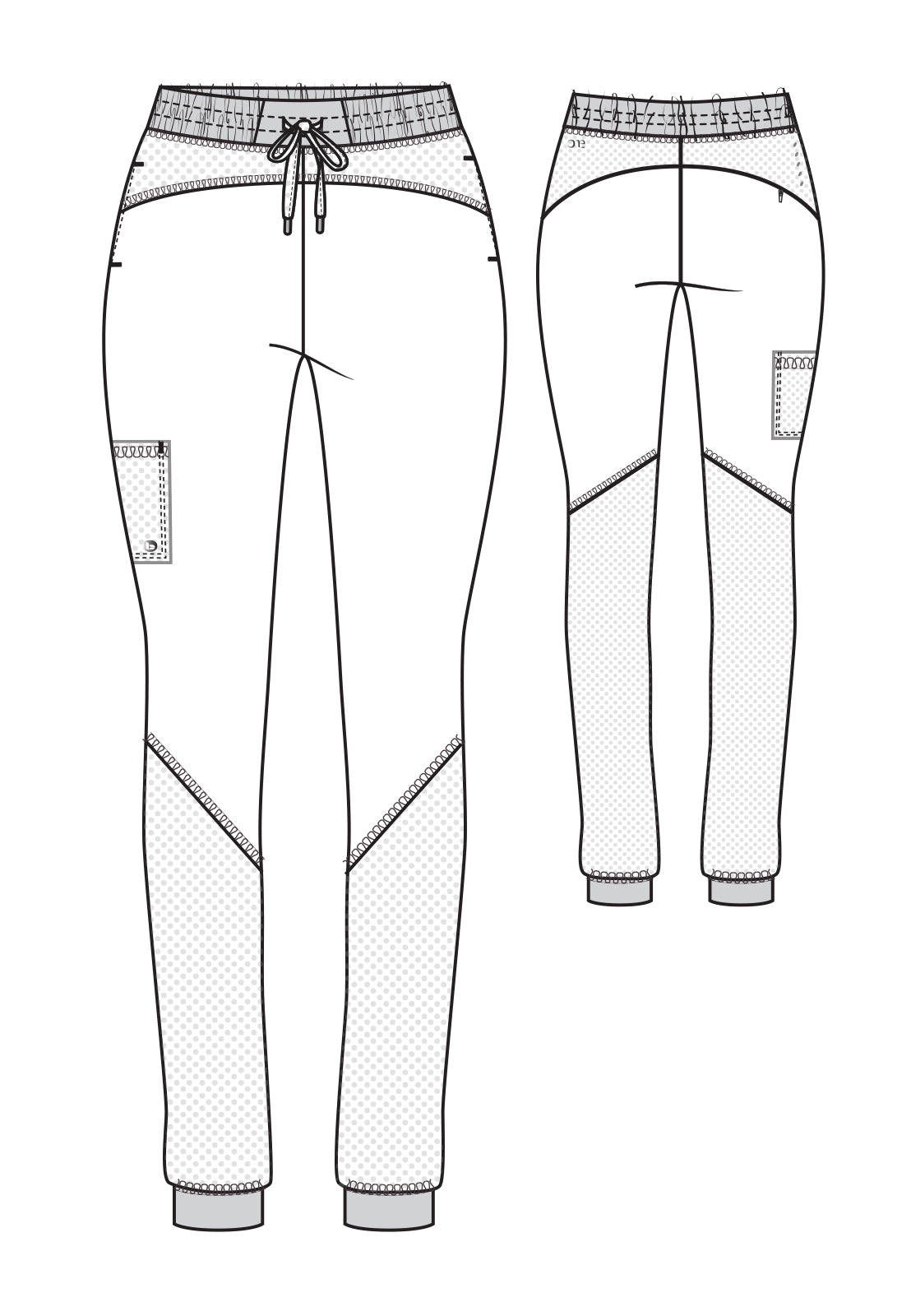 Women's Four-Way Stretch Boost Jogger Pant - BOP513 - Cobalt