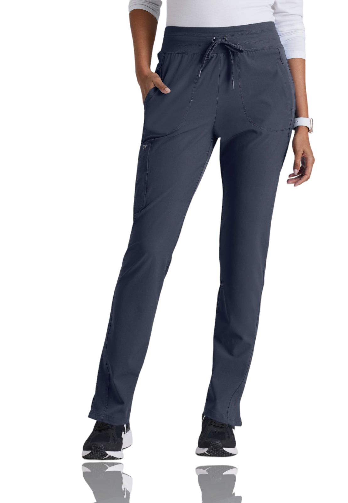 Women's Yoga-Style Uplift Pant - BOP597 - Steel