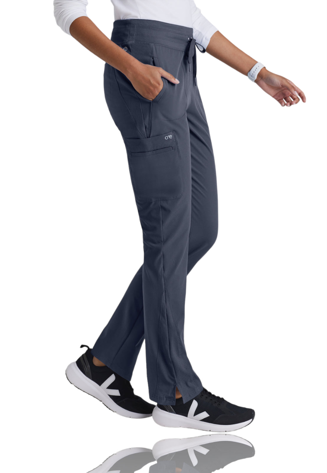 Women's Yoga-Style Uplift Pant - BOP597 - Steel
