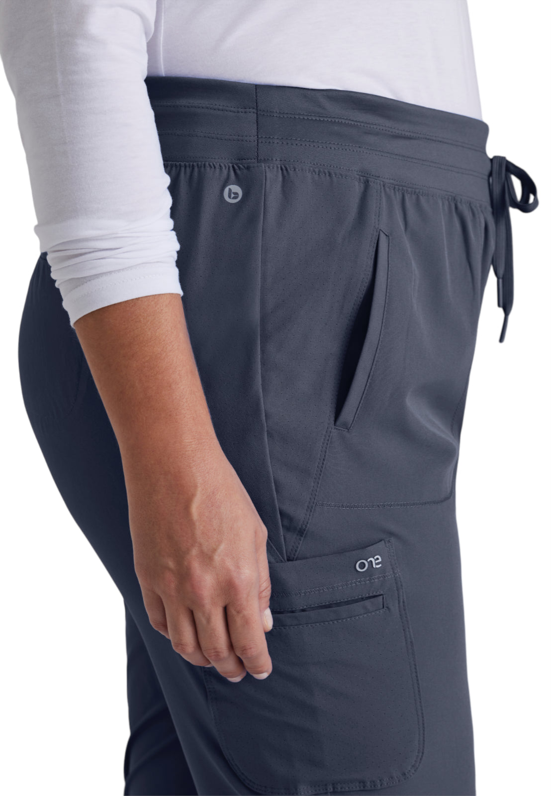 Women's Yoga-Style Uplift Pant - BOP597 - Steel