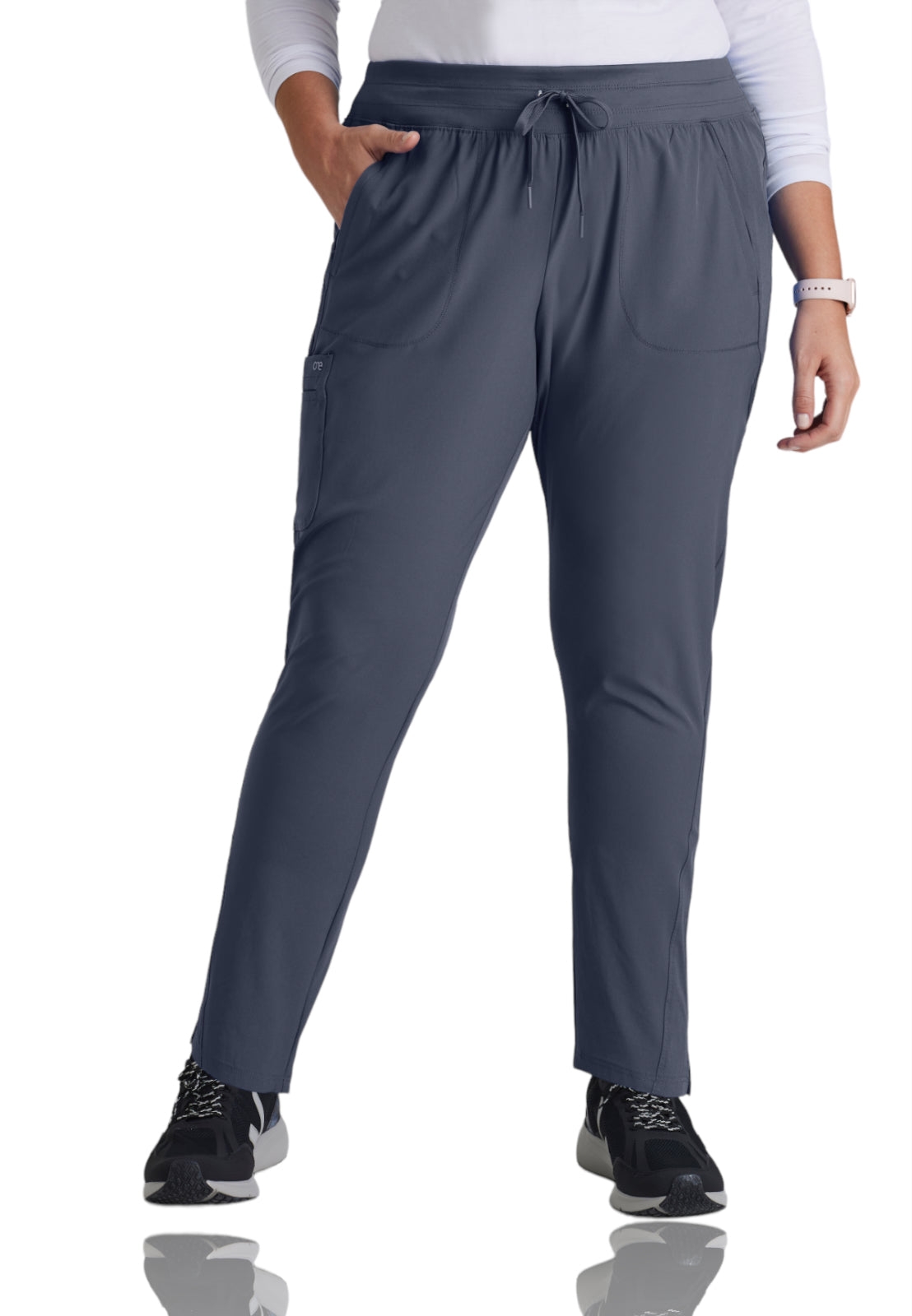 Women's Yoga-Style Uplift Pant - BOP597 - Steel