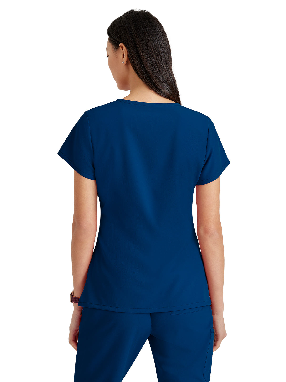 Women's Tool Strip Detail Top - BUT167 - Indigo (Navy)