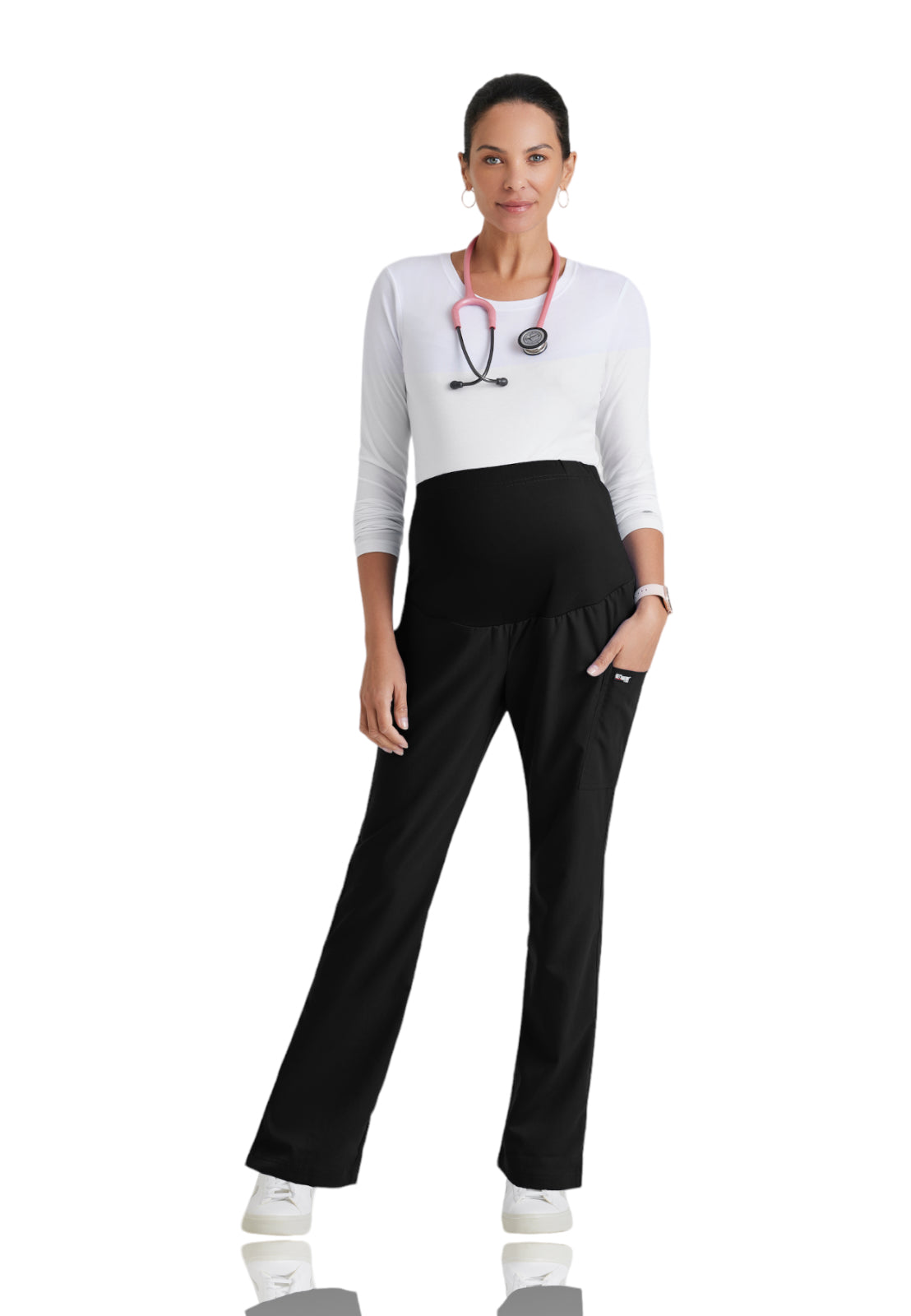 Women's Lilah Maternity Pant - GRP560 - Black