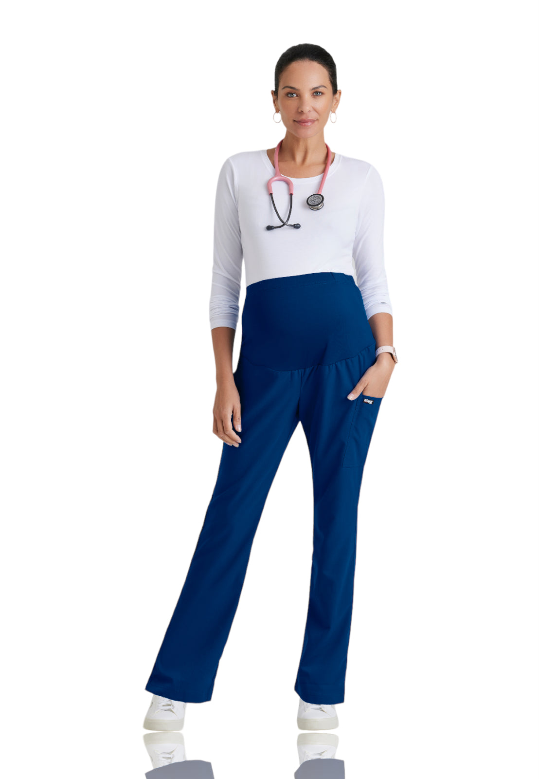 Women's Lilah Maternity Pant - GRP560 - Indigo (Navy)