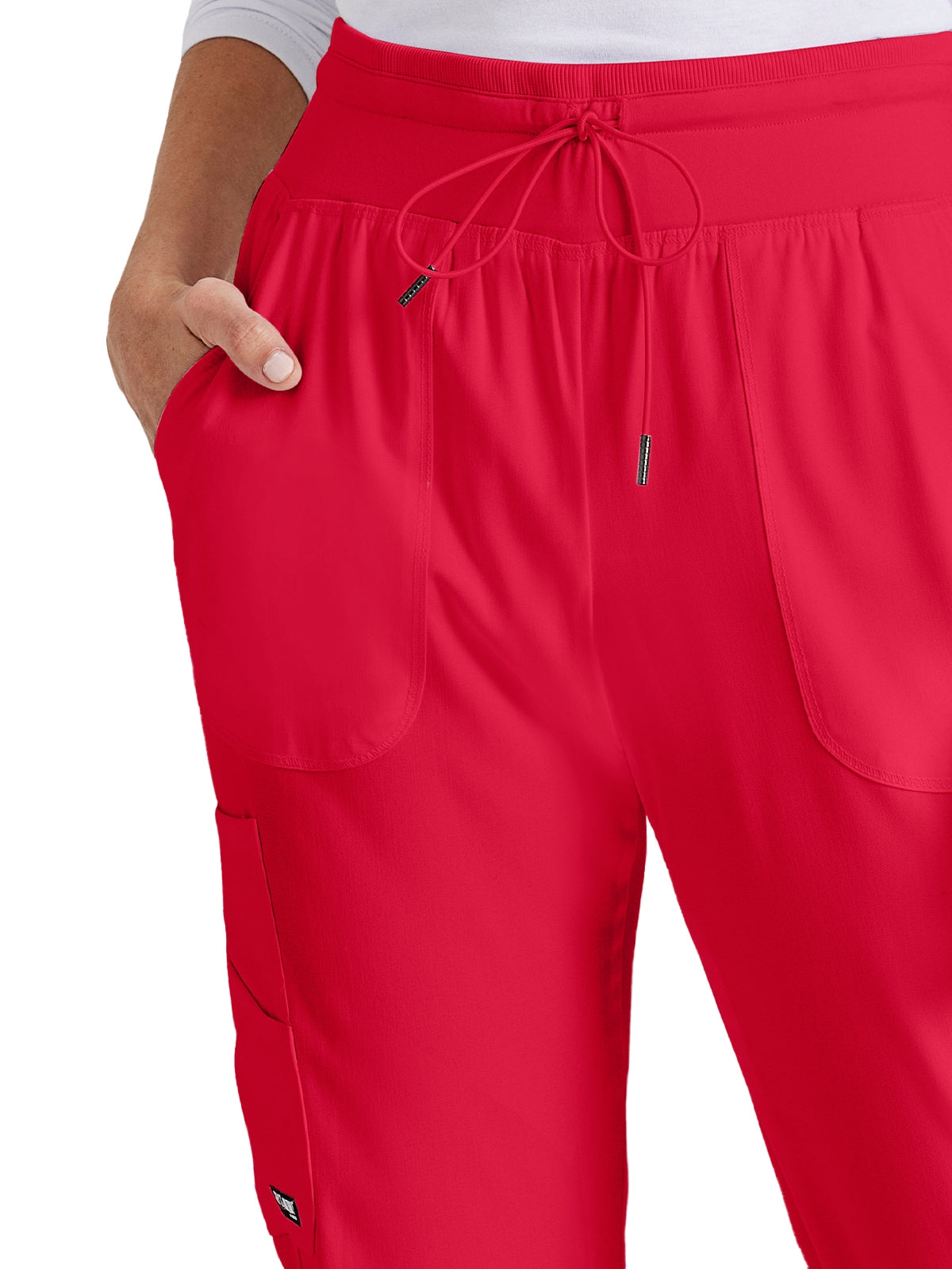 Women's 7-Pocket Carly Jogger Pant - GRSP527 - Scarlet Red