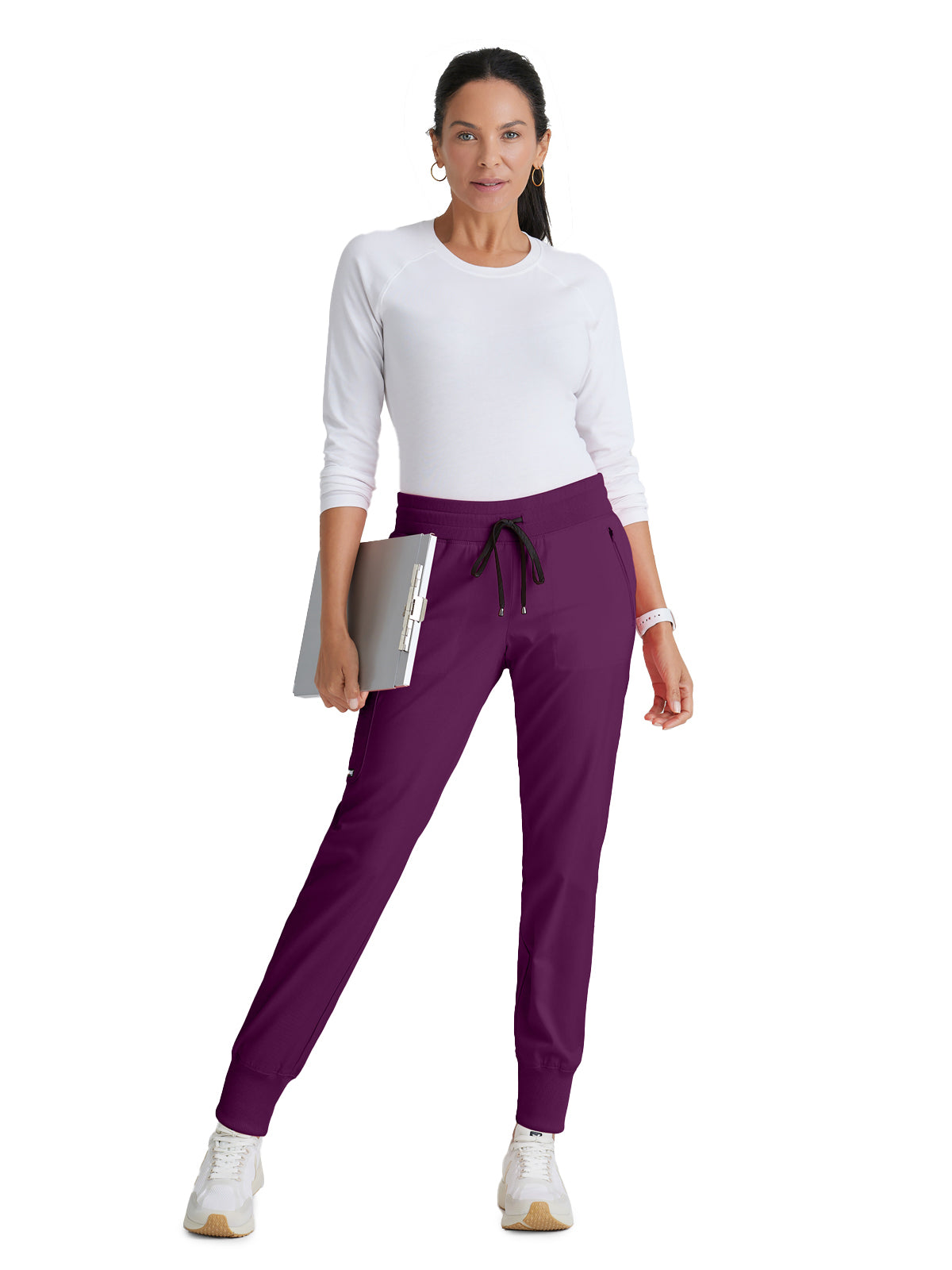 Women's Eden Jogger Pant - GRSP537 - Wine