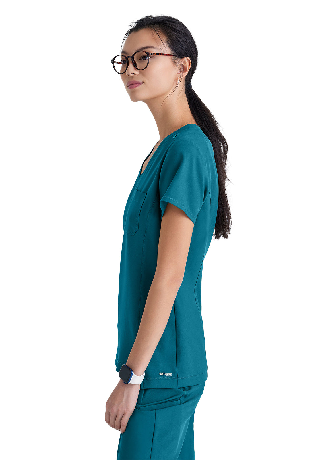 Women's Banded-V-Neck Sway Tuck-In Top - GSST181 - Bahama
