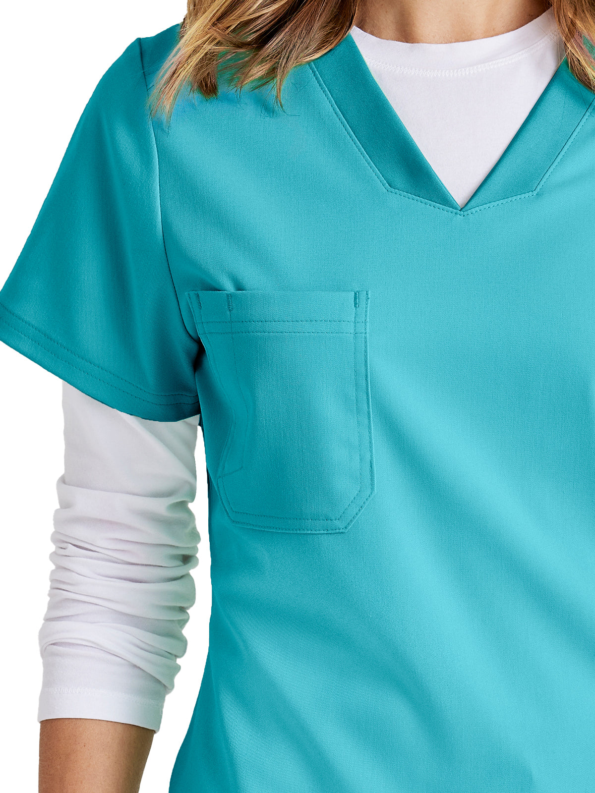 Women's Tuck-In Top - GVST028 - Teal