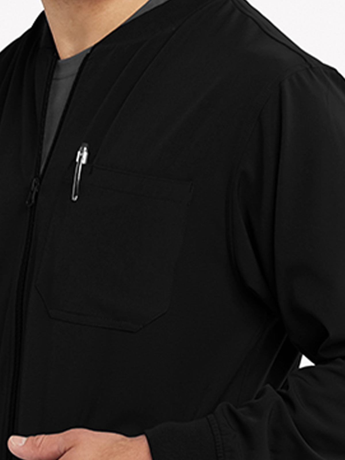 Men's Warm-Up Jacket - SK0408 - Black