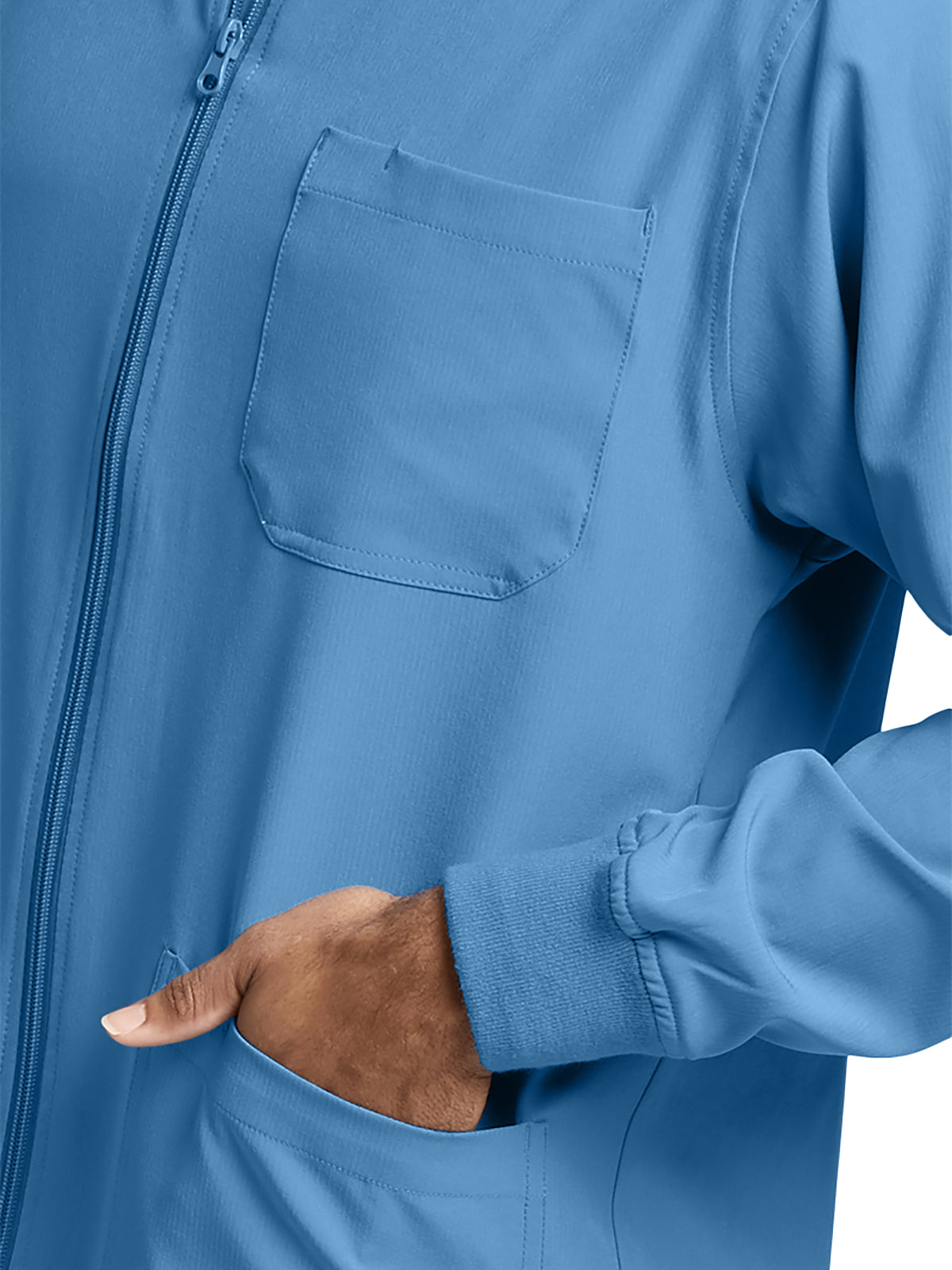Men's Warm-Up Jacket - SK0408 - Ciel Blue